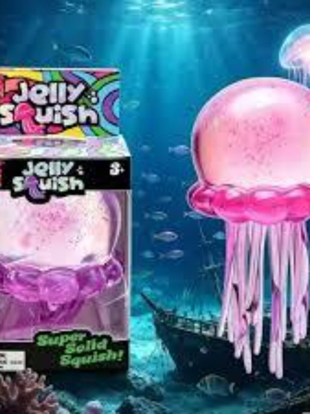 NeeDoh Jelly Squish jumbo PINK - Picture 2 of 3